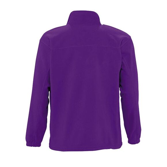SOLS Mens North Full Zip Outdoor Fleece Jacket / Dark Purple - Picture 2 of 4